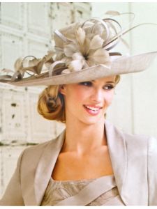Elegáns angol női kalap tolldísszel, Condici