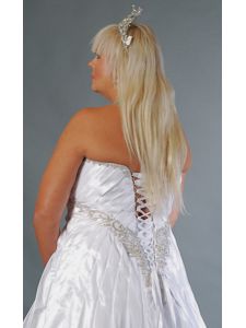 Hátul füzős molett menyasszonyi ruha, Eternity Bride